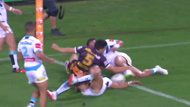The Bunker ruled a penalty try against Konrad Hurrell.