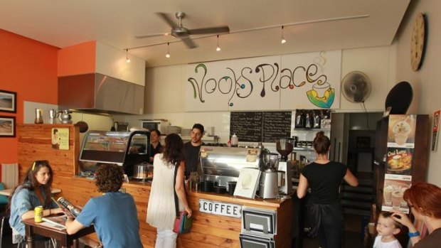 Bright and breezy ... Nooks Place boasts an impressive all-day breakfast menu and good coffee.