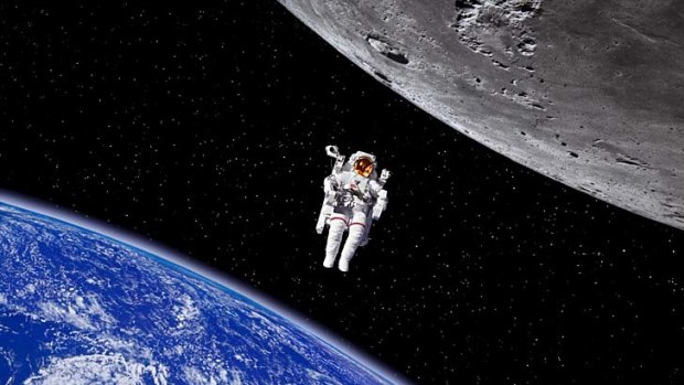 Space walk ... the real outer space.