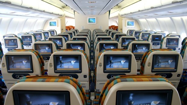 Economy class: Oman Air.