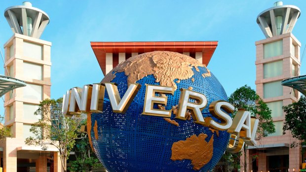 The Beijing project will become Universal's fifth theme park after Los Angeles, Orlando, Osaka and Singapore (pictured).