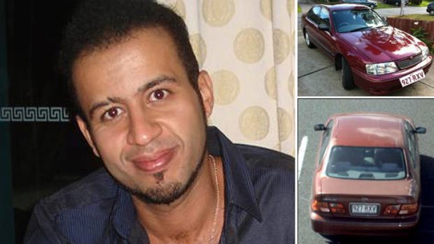 Sultan Alamri's body was found in bushland at Austinville last month. It is believed he was driving a 2000 Model Red/Maroon Toyota Avalon Conquest Sedan, with registration 927 RXV.