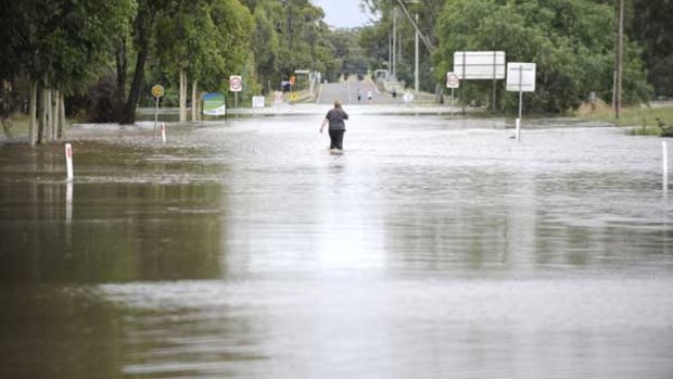 Newbridge inundated.
