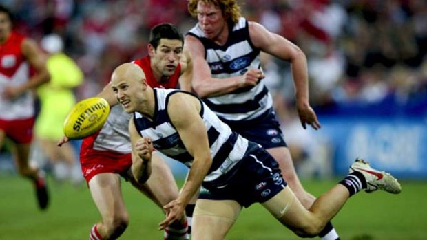 Great expectations ... Gary Ablett has worked hard to emerge from the shadow of his legendary father and become a superstar in his own right at Geelong.