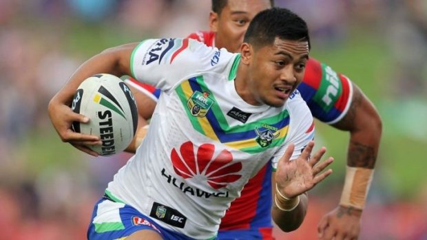Raiders fullback Anthony Milford was at his dazzling best against the Knights.