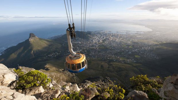 The Table Mountain cable car.