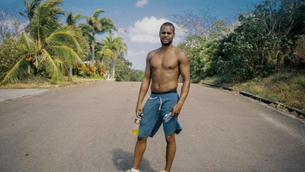 Patty Mills at home on Thursday Island.