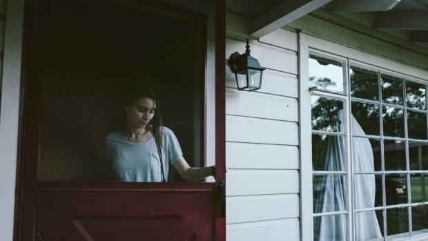 The character played by Rooney Mara is unknowingly under the silent watch of her dead lover's ghost.