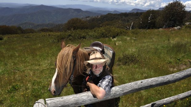 On a high: Mountain Cattlemen's Association of Victoria president Charlie Lovick is thrilled cattle grazing is going ahead.