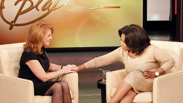 Opening up ... Sarah Ferguson tells Oprah Winfrey she went to Thailand during the royal wedding.