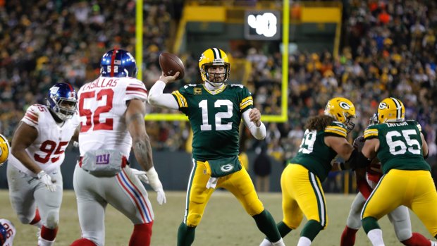Hail Aaron: Aaron Rodgers threw another Hail Mary in the Packers win over the Giants.