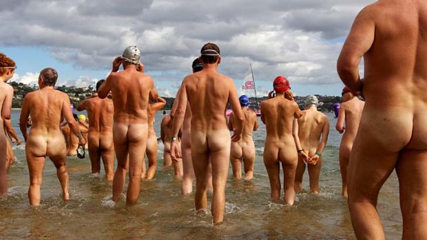 Taking the plunge: Sydney swimmers boldly go where Tasmania won't.