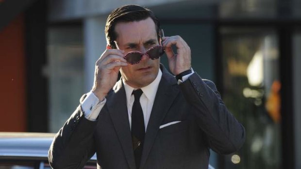 Mad man: Jon Hamm as Don Draper.