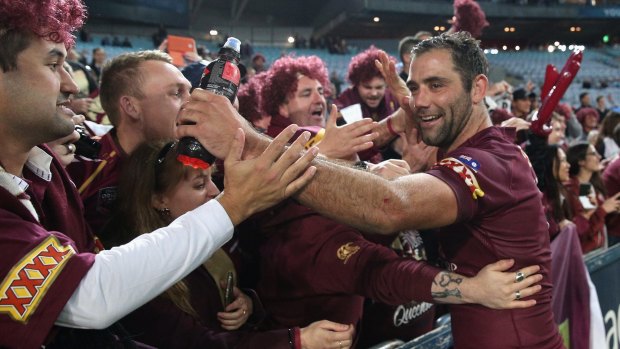 Cam the man:  Maroons captain Cameron Smith was a standout on Wednesday night.