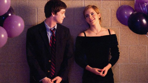 Logan Lerman and Emma Watson in <i>The Perks of Being a Wallflower.</I>