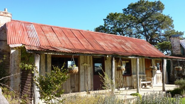 Not what you expect - a 150 year old slab hut to bunk down in suburban Canberra