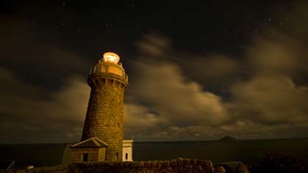 Illuminating ... the historical Wilsons Promontory lighthouse, where overnight accommodation is available.