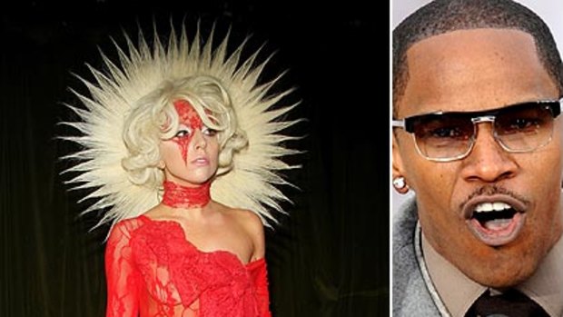 Topping the list of songs that are bad for teens ... Lady Gaga and Jamie Foxx.