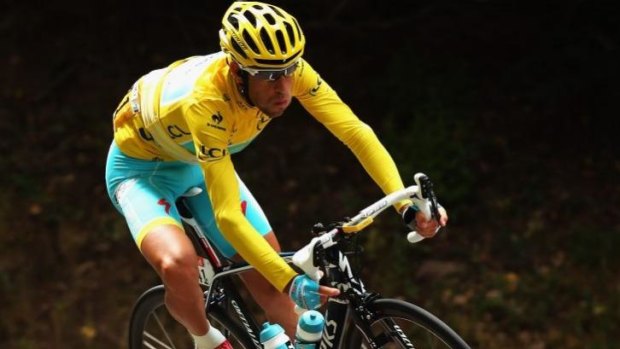 Vincenzo Nibali of Italy and the Astana Pro Team surrendered the yellow jersey after Sunday's ninth stage through the Vosges. 