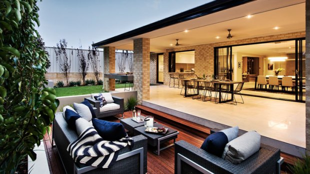 People are spending proportionally more on their outside living areas.