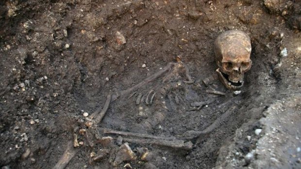 Remains found under a car park in Leicester in 2012 believed to be those of Richard III.