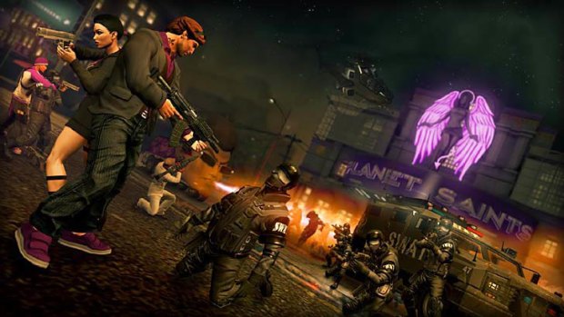 A screengrab from Saints Row: The Third.