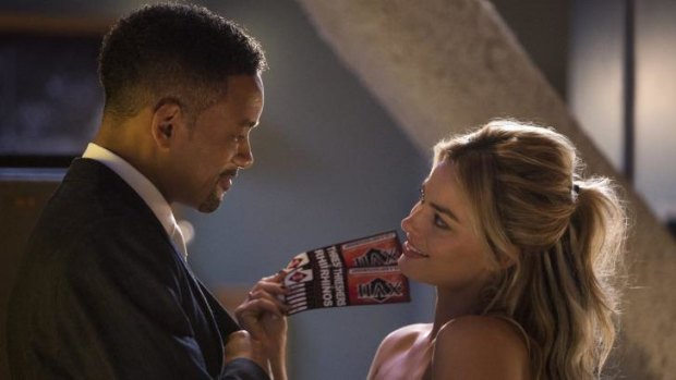 Sizzling scammers: Will Smith and Margot Robbie in <i>Focus</i>.  