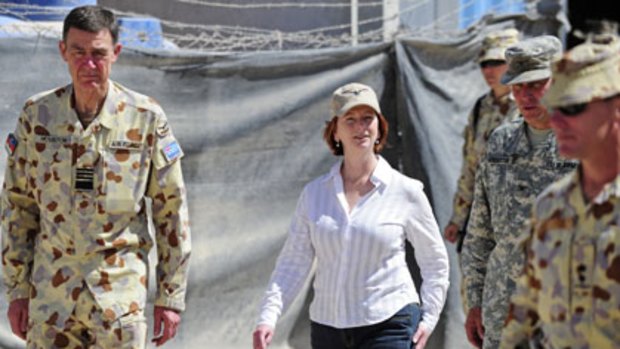 Julia Gillard ... Afghanistan mission official.