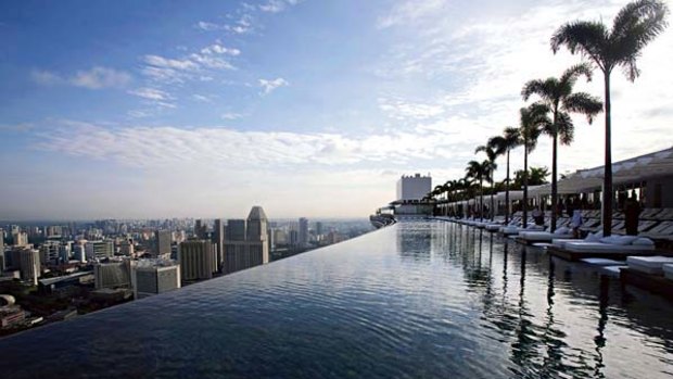 High ambition ... the 150-metre pool at SkyPark.