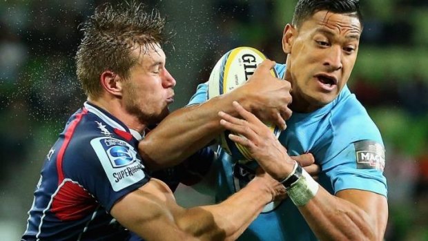 Too hot to handle: Few have managed to contain Folau this season.