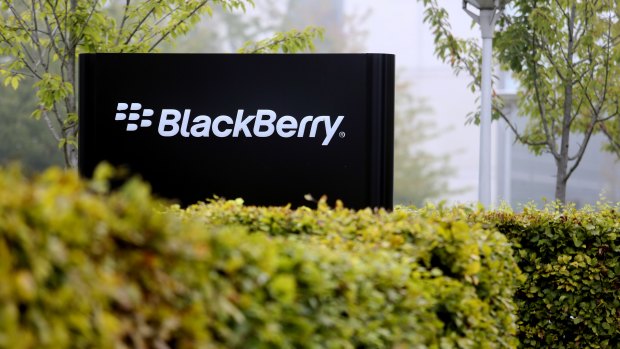 BlackBerry's British headquarters in Slough, England.