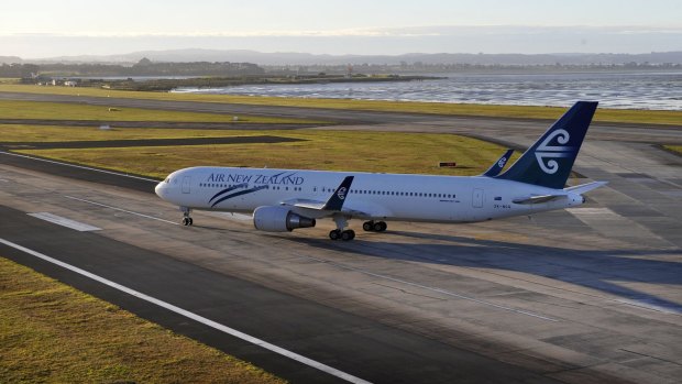 Air New Zealand Boeing 767 flies direct to Rarotonga from Sydney once a week.