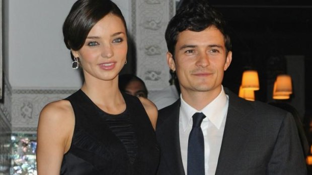 Marriage split: Miranda Kerr and Orlando Bloom.