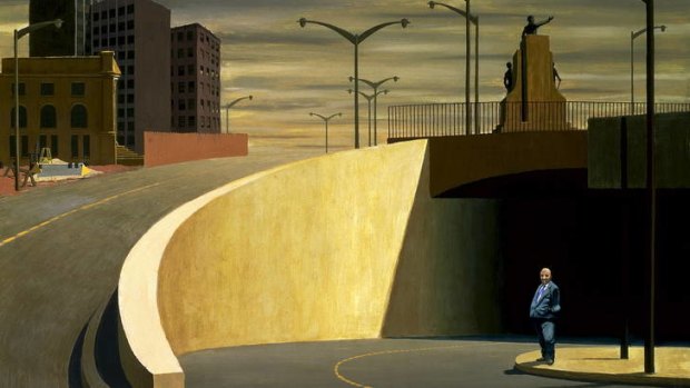 Fragment of a larger story ... Jeffrey Smart's <i>Cahill Expressway</i>.