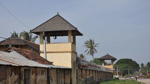 A Cambodian prison.