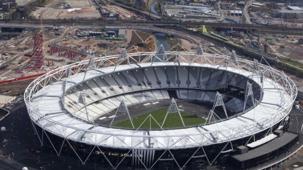 London's Olympic Stadium.