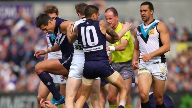 Dockers fans are being warned to avoid buying phony tickets to the re-match against Port Adelaide.