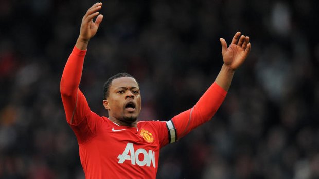 Left out ... Patrice Evra.