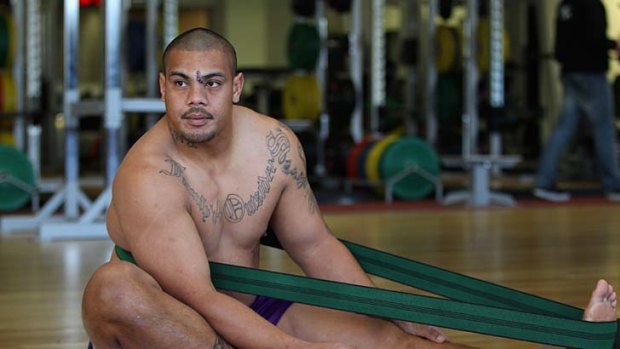 Tatt's the way: Storm star Sika Manu carries his beliefs and love of family and his religion for all to see.