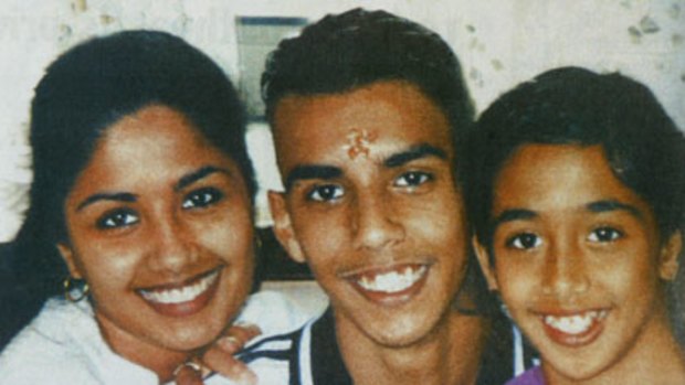 The murdered Singh siblings, from left, Neelma, 24, Kunal, 18, and Sidhi, 12.