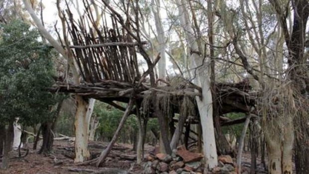 The Majura Treehouse soon after completion in 2011.