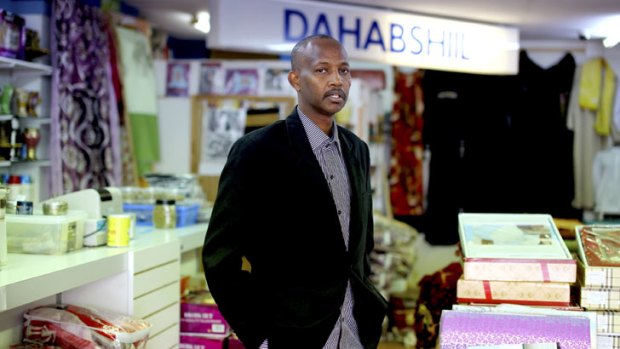 Abdirahman Mohamud, a father of nine,runs a convenience store in Moorooka, but has also joined Australian peacekeepers in Somalia as a translator during Operation Solace.