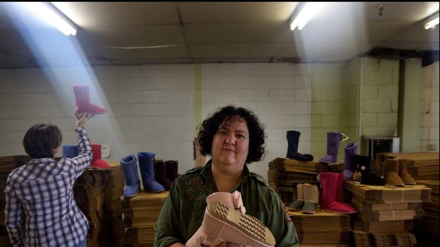 Feeling the pinch ... Judith Tratner, owner of Australian Ugg Boots, has seen sales consistenly decline over the last few years.