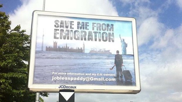Cost $2700 ... the billboard in south Dublin.