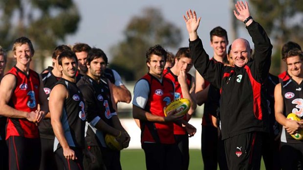 Popular Bomber: Dean Wallis has had a couple of stints as an assistant coach at Essendon.