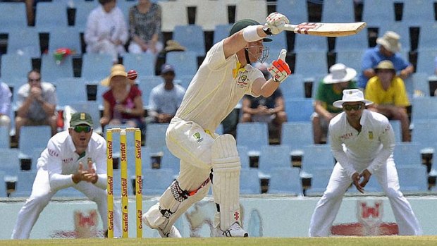 David Warner made the most of his lives by scoring a century.