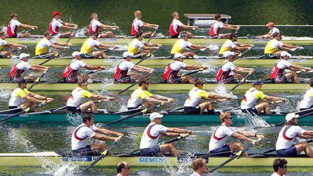 Unhappy...five leading rowing nations have met in Switzerland to express anger at the change of transport arrangements for the London Olympics.