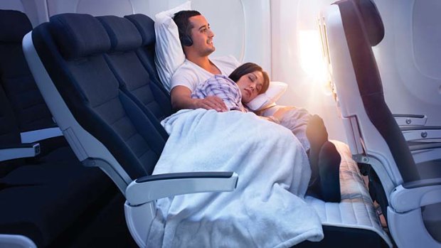 Air New Zealand's 'Skycouch' economy class seat design will soon be taking off in Asia.