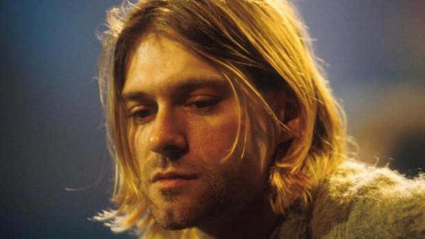Nirvana lead singer Kurt Cobain.