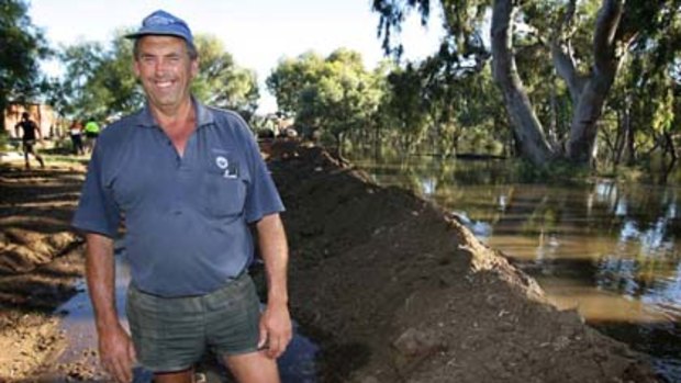 Richard Wilken instigated and oversaw the building of a levee on both sides of the swollen Yarriambiack Creek in Warracknabeal.